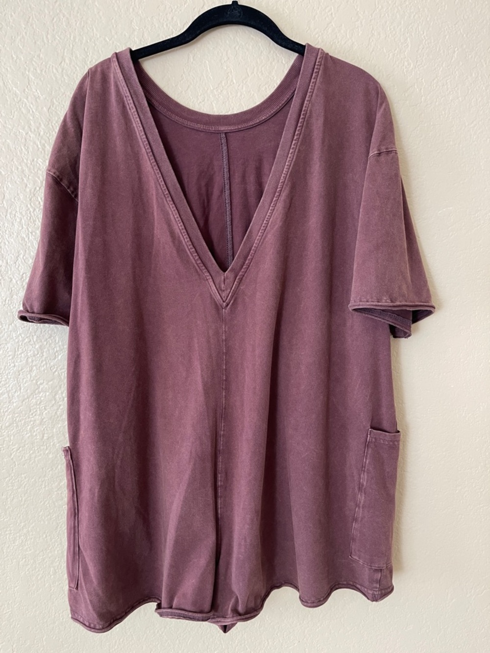 Free People Mauve hot shot romper - Picture 3 of 3